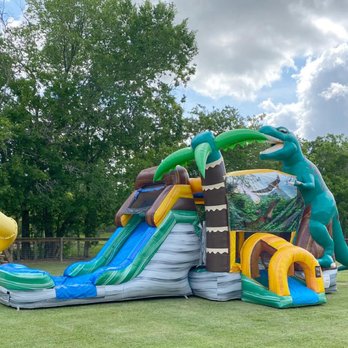 3 Monkeys Inflatables - Dinosaur Water Combo Rental - Bounce House Rentals Near Me - Felton, Pennsylvania