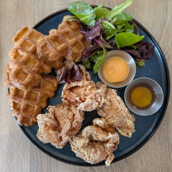 Karkumi Cafe - Chicken Croffles. - Cafes Near Me - Scarborough, Ontario
