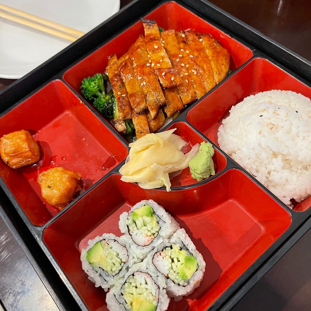 Manna Sushi - Chicken Teriyaki Bento Special Lunch - Japanese Near Me - Woodbridge Township, New Jersey Manna Sushi - Chicken Teriyaki Bento Special Lunch - Japanese Near Me - Woodbridge Township, New Jersey