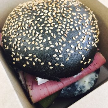 Free State Coffee - Charcoal bun? Surprisingly light. - Cafes Near Me - London, XGL Free State Coffee - Charcoal bun? Surprisingly light. - Cafes Near Me - London, XGL