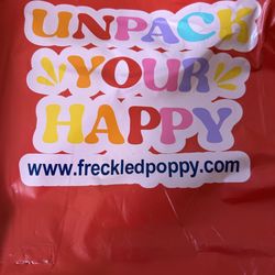 Freckled poppy - The packaging!