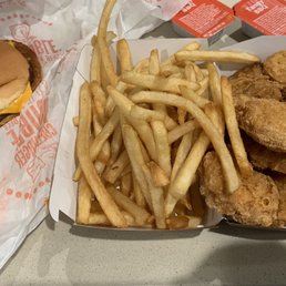 McDouble, fries, 10 Piece McNuggets Meal