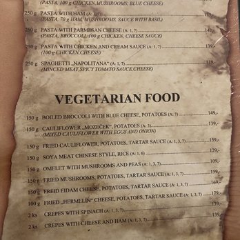 Restaurace Plzeňka - Menu Feb 2023 - Czech Near Me - Prague, Puerto Rico