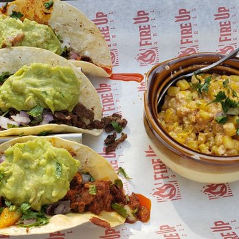 Fire Up Grill - Get two tacos unless you're starving! Piña al Pastor is great here! - Bars Near Me - Riverside, California