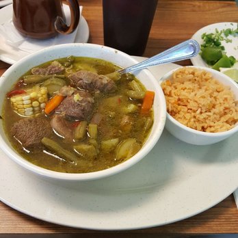 Los Cocos Restaurant - Caldo de res (I think it's only weekends) - Mexican Near Me - Houston, Texas