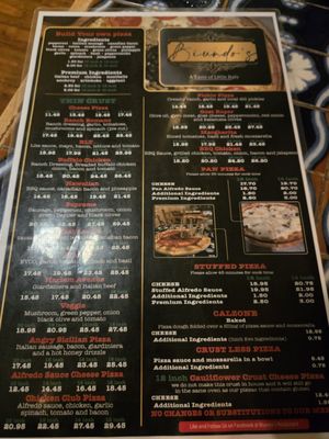 Menu photo 1 Biundo's Venus, TX