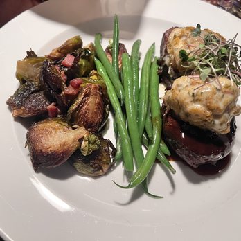 Ditka's Pittsburgh - Medallions & crabcake with green beans & roasted Brussel sprouts - New American Near Me - Pittsburgh, Pennsylvania