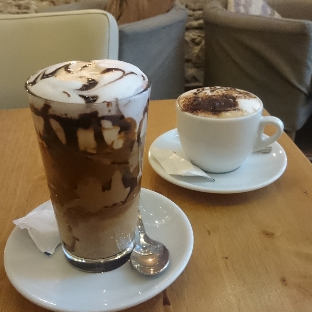 Banana Toffee Mocha and Cafe con Leche Banana Toffee Mocha and Cafe con Leche