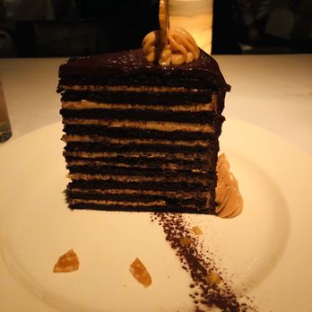 Lavo - 20 Layer Peanut Butter Chocolate Cake - Italian Near Me - Las Vegas, Nevada Lavo - 20 Layer Peanut Butter Chocolate Cake - Italian Near Me - Las Vegas, Nevada