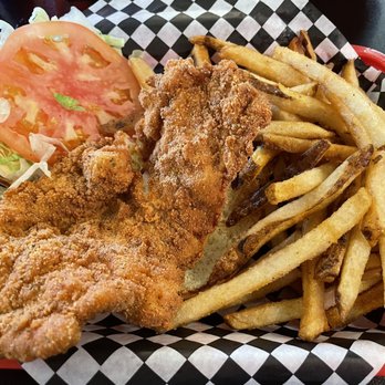 Shortys Diner - PORK TENDERLOIN sandwich!  Massive - Breakfast & Brunch Near Me - Richmond, Virginia