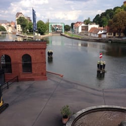 Wasserkraft Bernburg - Papierfabrik - Schleuse Bernburg