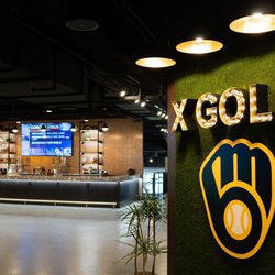 X-Golf at American Family Field - Grab a signature drink, like the Brewers Transfusion, available only at X-Golf!