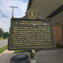 West Kentucky Industrial College - West Kentucky Industrial College Historical Marker, Paducah