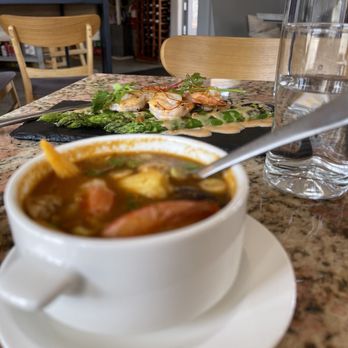 Charm Thai Bistro - Asparagus salad and Cup of Tom Yum - Thai Near Me - Oakland, California Charm Thai Bistro - Asparagus salad and Cup of Tom Yum - Thai Near Me - Oakland, California
