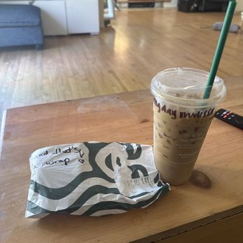 Starbucks - Iced Caramel Macchiato Breakfast Burrito - Coffee & Tea Near Me - Lake Oswego, Oregon Starbucks - Iced Caramel Macchiato Breakfast Burrito - Coffee & Tea Near Me - Lake Oswego, Oregon