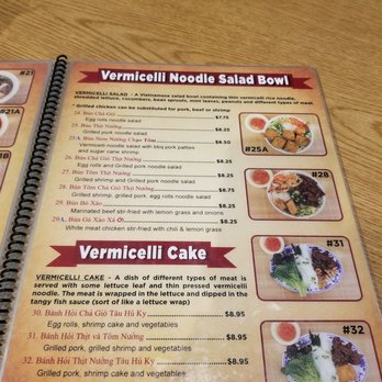 Saigon Dish - Menu Bun (vermicelli bowl) - Vietnamese Near Me - Lawndale, California