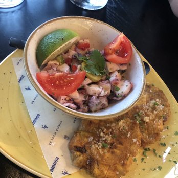 La Famosa - Octopus salad with tostones - Puerto Rican Near Me - Washington, DC, District of Columbia La Famosa - Octopus salad with tostones - Puerto Rican Near Me - Washington, DC, District of Columbia