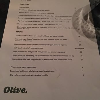 Olive Cafe - Menu - Coffee & Tea Near Me - Wellington, WGN