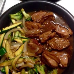 Japan Corner - Teppanyaki Entenbrustfilet mit  Gemüse und Reis