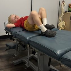 Advanced Chiropractic Rehab - Waiting for our adjustment Dr.Brocks.