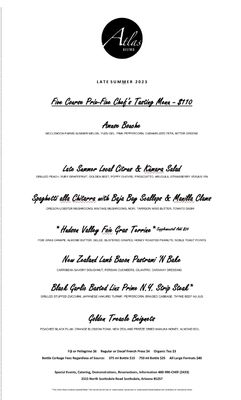 Menu photo 5 Atlas Bistro Scottsdale, AZ
