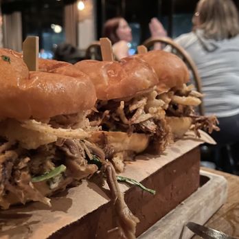 Whiskey Cake - Pork sliders - New American Near Me - Plano, Texas Whiskey Cake - Pork sliders - New American Near Me - Plano, Texas