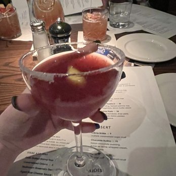Burtons Grill & Bar - Pomegranate martini - New American Near Me - Mount Pleasant, South Carolina