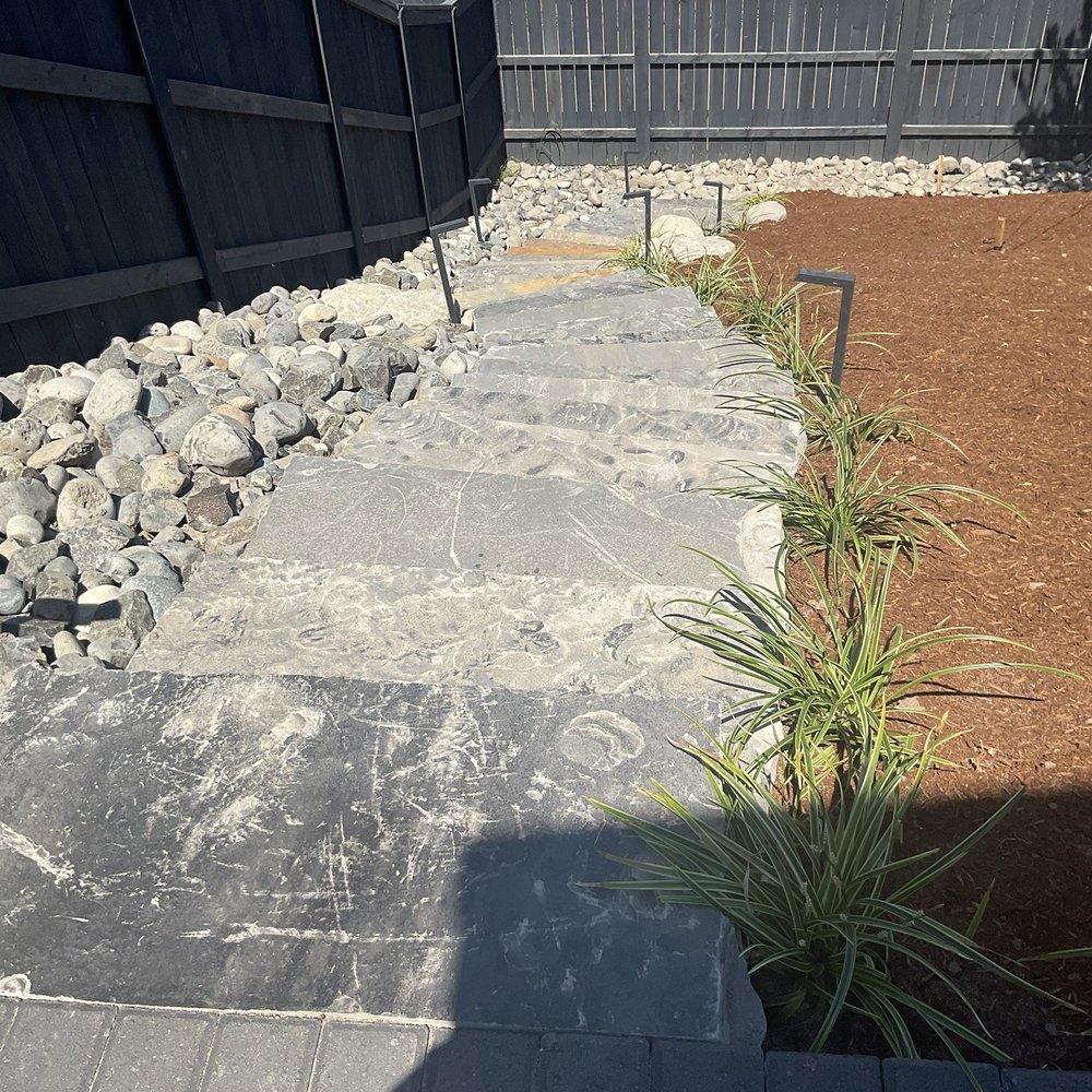 Pavers N Stones - Backyard staircase - Masonry/Concrete Near Me