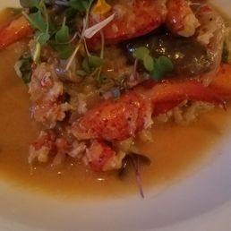Lobster with mushroom rositto Lobster with mushroom rositto