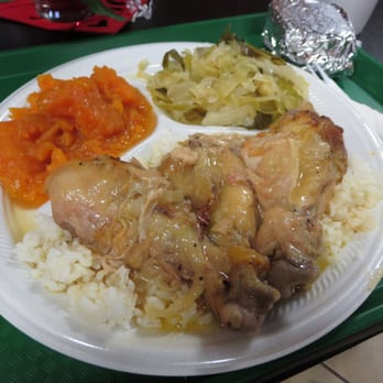 Soul Food Train - $8.99 daily special - baked chicken, candied yams, cabbage, and cornbread. - American Near Me - Marietta, Georgia