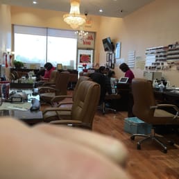 view from the first pedi chair
