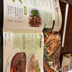 Beef 'O' Brady's - Entree menu section.