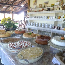 Café da Bisa - A mesa de doces.