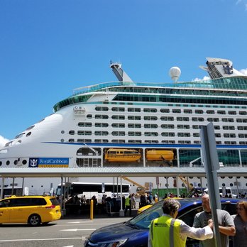 Royal Caribbean - Terminal 91 drop off and leave your bags (make sure they are tagged correctly) and wait in a huge line. - Travel Services Near Me - Seattle, Washington Royal Caribbean - Terminal 91 drop off and leave your bags (make sure they are tagged correctly) and wait in a huge line. - Travel Services Near Me - Seattle, Washington