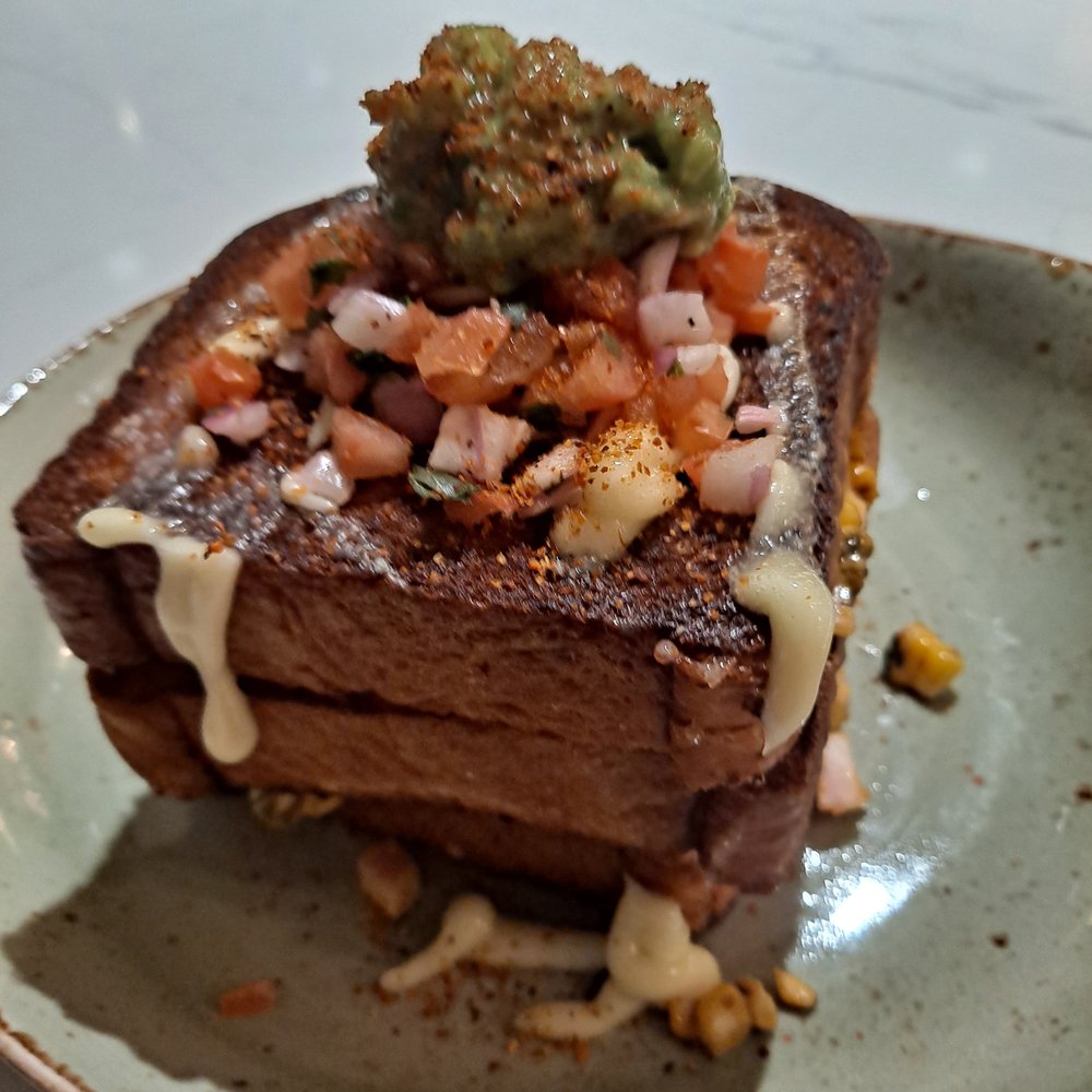 Brass Fork - The Elote Grilled Cheese - Cafes Near Me - Henderson, Nevada Brass Fork - The Elote Grilled Cheese - Cafes Near Me - Henderson, Nevada