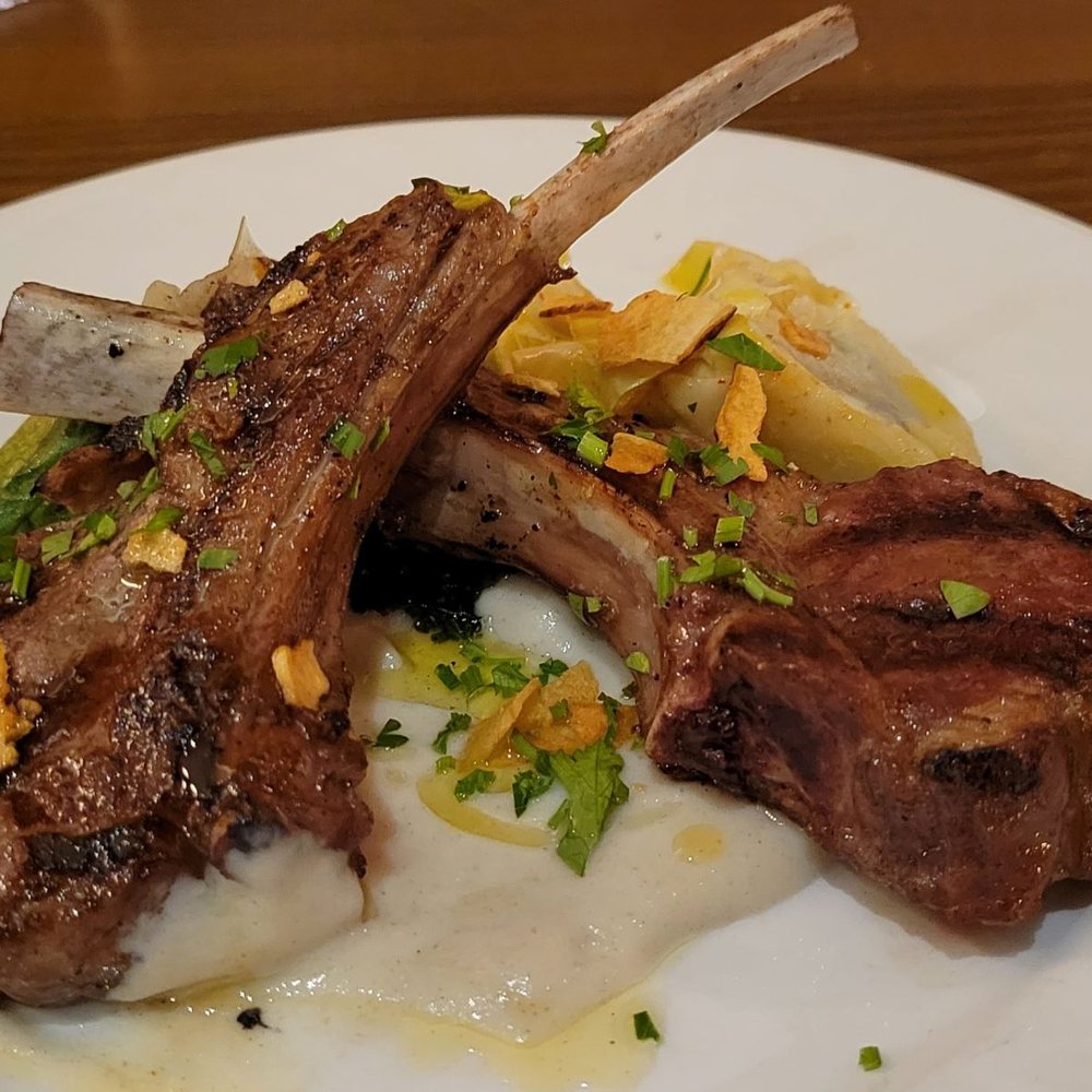 Cynthia - Lambchops with tasty pickled artichoke - New American Near Me - Washington, DC, District of Columbia Cynthia - Lambchops with tasty pickled artichoke - New American Near Me - Washington, DC, District of Columbia