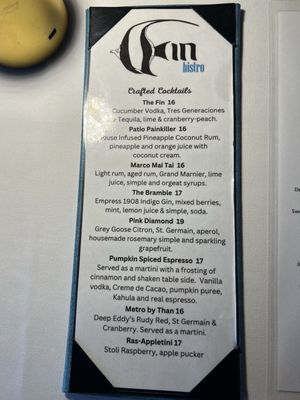 Menu photo 4 Fin Bistro Marco Island, FL