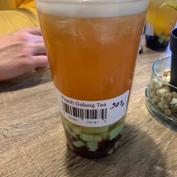BeauTea Bubbles - Pandas jelly with mung bean peach oolong tea - Bubble Tea Near Me - Denver, Colorado BeauTea Bubbles - Pandas jelly with mung bean peach oolong tea - Bubble Tea Near Me - Denver, Colorado