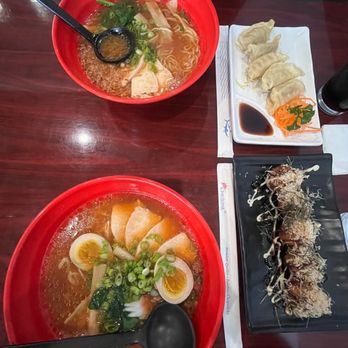 Yoko Ramen - 8. Spicy Chicken Ramen Takoyaki Octopus Balls (5) - Ramen Near Me - Spring, Texas