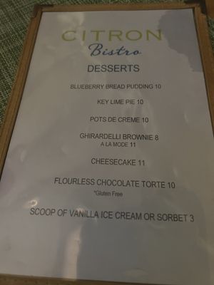 Menu photo 4 Citron Bistro Vero Beach, FL Menu photo 4 Citron Bistro Vero Beach, FL