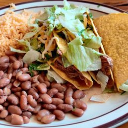a plate of mexican food a plate of mexican food