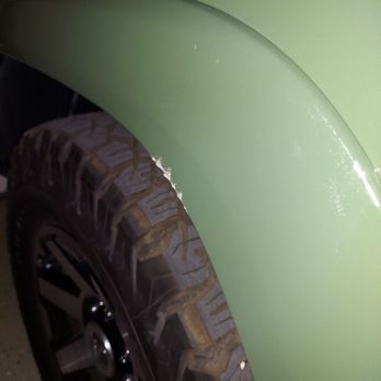 ATD Window Tinting and Graphics - Bubbling on side fender - Graphic Design Near Me - Las Cruces, New Mexico