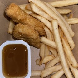 McDonald's - 4 Piece McNuggets Fries and sweet & sour sauce