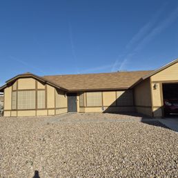 My house with solar screens. My house with solar screens.