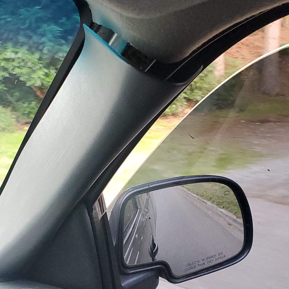 Speedy Glass - Pillar trim hanging - Auto Glass Services Near Me - Puyallup, Washington Speedy Glass - Pillar trim hanging - Auto Glass Services Near Me - Puyallup, Washington