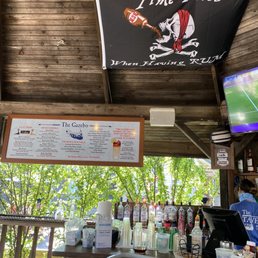 Drink menu bar area