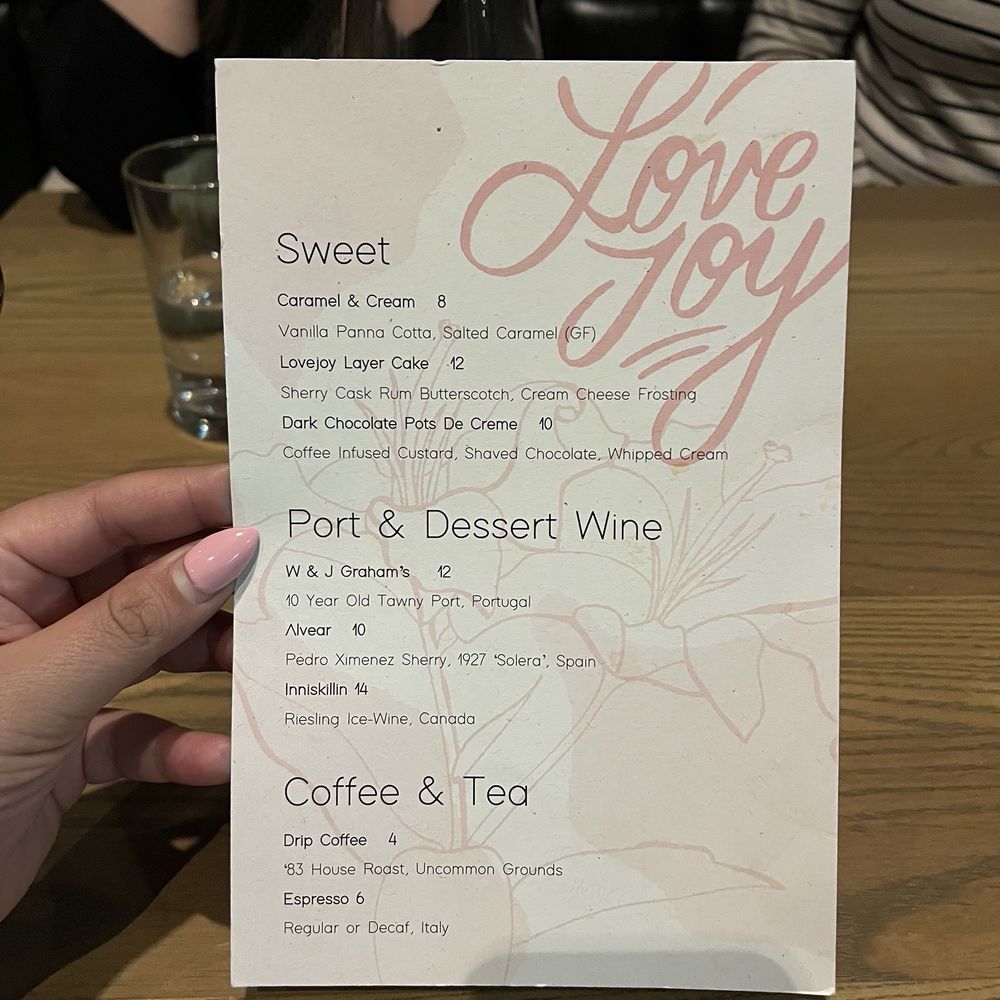 Lovejoy - Desserts Near Me - Holland, Michigan
