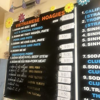 A.C. Sandwiches - Menu - Vietnamese Near Me - Atlantic City, New Jersey