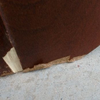 Disaster LINK Restoration Services - Damage to bottom of credenza caused by DisasterLink / Pelican - Damage Restoration Near Me - Glendale, Arizona