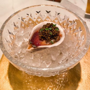 ZZs Club Miami - Oyster w/ ossetra caviar - Sushi Bars Near Me - Miami, Florida ZZs Club Miami - Oyster w/ ossetra caviar - Sushi Bars Near Me - Miami, Florida